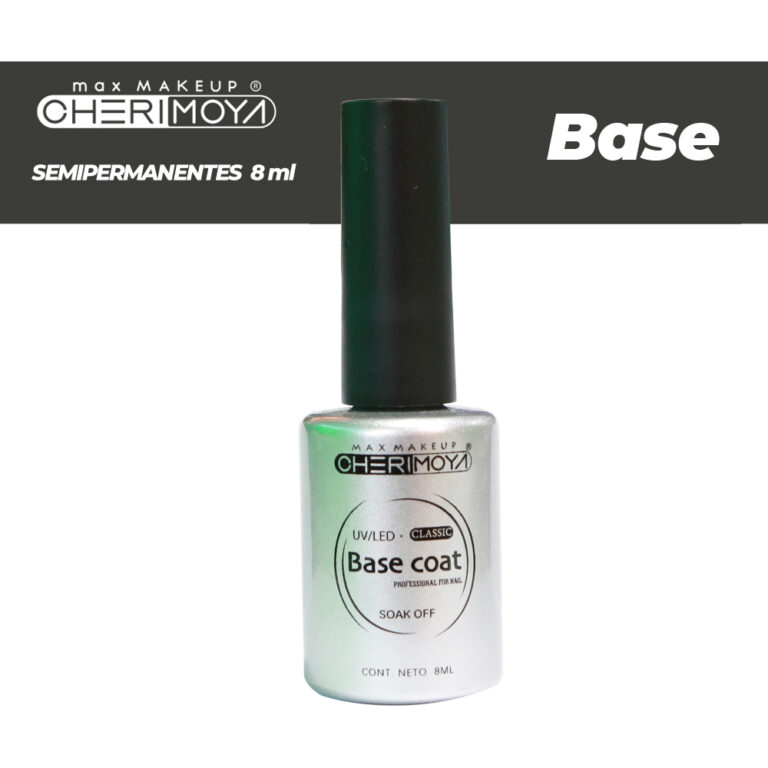 Base Coat 8 Ml Uv/led Cherimoya Manicuria Esculpidas - Imagen 2