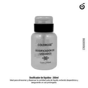 Vaso Dosificador De Liquido 250ml Coldrose Cherimoya Manicuria