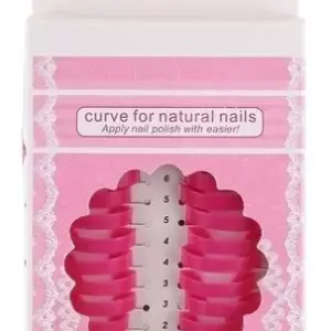 Funda Protector Cuticula Para Pintar Uñas 26 Unidades  + Stencil Francesitas