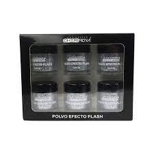 6 Glitters Reflectivo Efecto Flash Cherimoya Decoración Uñas