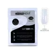 Tips Para Soft Gel Rectangular Cristal 120 pcs. Cherimoya