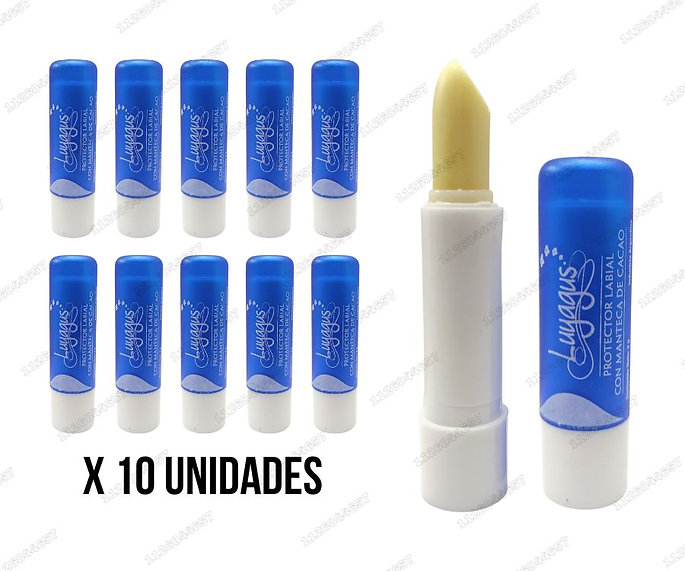 10 Manteca De Cacao Balsamo Labial De Luyagus Excelente