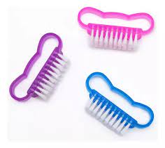 3 Cepillos Para Eliminar Polvo Uñas Escupidas Manicura Color