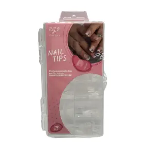 TIPS PARA PRESS ON FRANCESA CITY GIRL  CRISTAL 120PCS JPT-A764