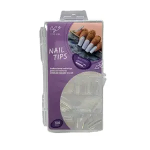 TIPS CUADRADO CITY GIRL CRISTAL 100PCS JPT-A765