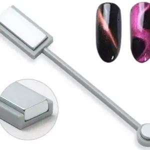 Lapiz Iman Doble Esmaltes Magneticos Ojo Gato Uñas Calidad