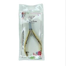 Alicate Corta Cuticula City Girl De 11 Cm De Largo Color Oro