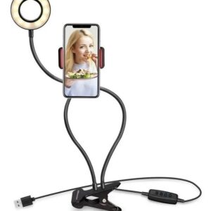 ARO DE LUZ LED PIE BROCHE ESCRITORIO