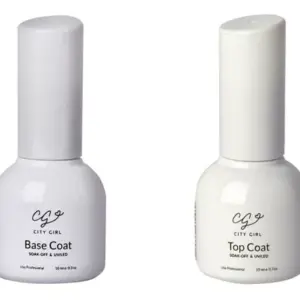Combo De 1 Base Coat Y 1 Top Coat City Girl X 10 Ml Excelente