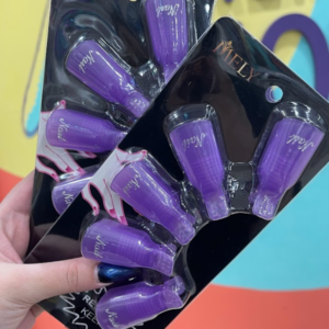 Kit De Capuchones X 5 Para Uñas Esculpidas Reutilizable
