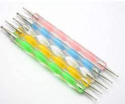 Dotting Kit De 5 Punzones Dobles Para Decoracion De Uñas