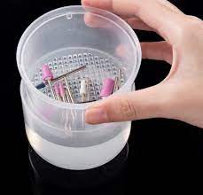 Bowl Organizador de Fresas Esterilizador Desinfectante Manicuria - Imagen 5