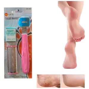 Garlopin Con 3 Repuestos Y Escofina Corta Callos Pies Pedicuria