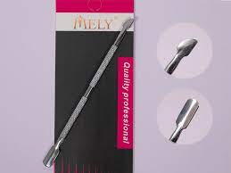 Repujador De Cutículas Dual Doble Punta Acero Inoxidable Mely