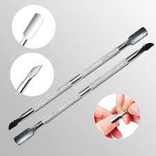 Repujador De Cuticulas Dual Doble Punta Acero Inoxidable