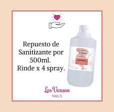 Sanitizante Para Manos Uñas Las Varano Manicuria X 500 Ml