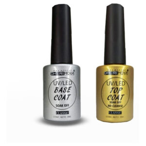 1 TOP COAT + 1 BASE COAT x 8 ml DE CHERIMOYA EXCELENTES PRODUCTOS