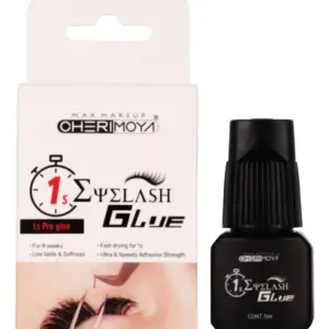 Adhesivo Extensión De Pestaña 5ml Cherimoya Pro Glue Premium Color Negro 1 Segundo Pro