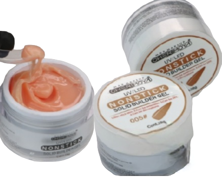 Gel De Construcción Solidos Nonstick x 28gr. Cherimoya Nuevos Colores