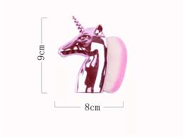 Brocha Cepillo Unicornio Quita Polvo Para Uñas Maquillaje - Imagen 4